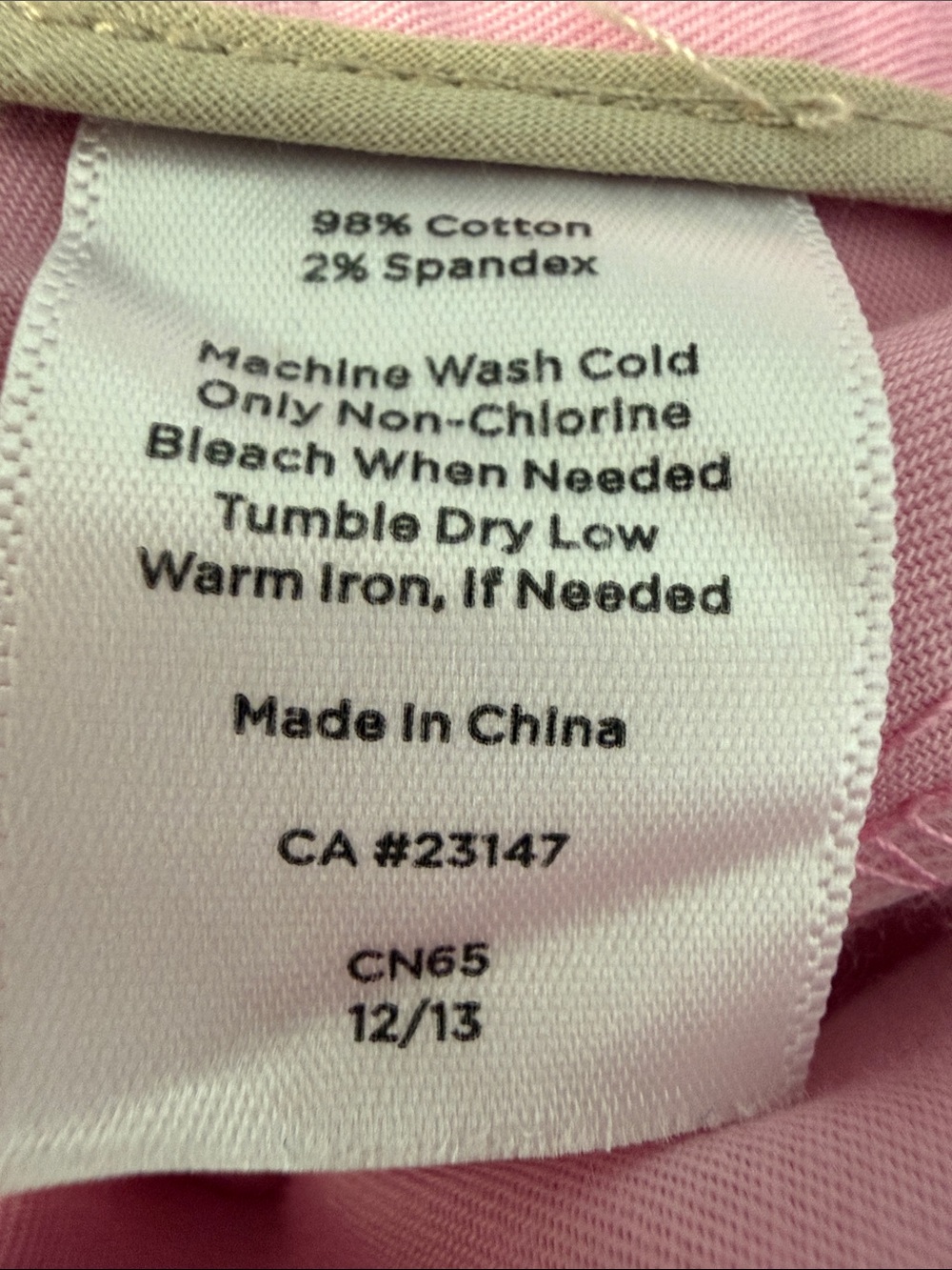 Talbots Pink Cotton-Blend Chino Shorts SZ4. - Picture 5 of 15
